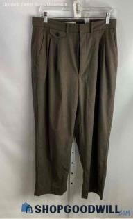 zara Women's Taupe Relaxed Fit Dress Pant - Sz M