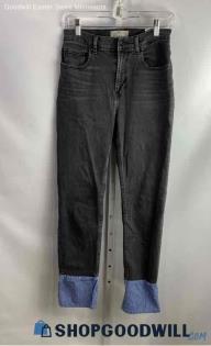 Everlane Women's Black Straight Leg Jeans - Sz 27