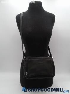 Fossil Black Leather Shoulder Bag Handbag Purse