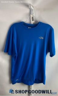 The North Face Men's Blue Lightweight Tech Performance Crewneck T-shirt - Sz M