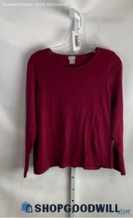 Chico's Women's Red Sweartshirt - Sz S