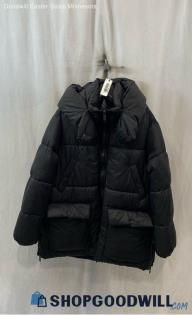 Zara Women's Black Puffer Jacket - Sz M