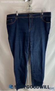 Chico's Women's Blue Straight Leg Jean - Sz 16S