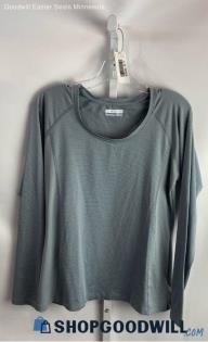 Columbia Women's Gray Athletic Long Sleeve Shirt Sz L