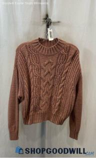 Lucky Brand Women's Pink Knit Sweater - Sz M