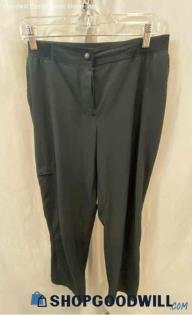 Chico's Women's Black Lightweight Straight Tech Pants - Sz 8S