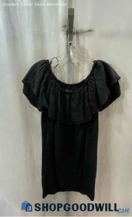 Zara Women's Black Ruffle Dress - Sz M