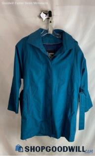 London Fog Women's Blue Parka Jacket - Sz 4P