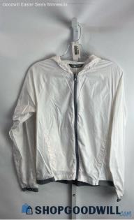 The North Face Women's White Windbreaker Jacket - Sz S