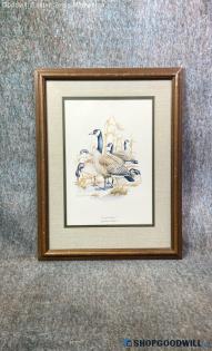 "Cornfield Sentinel" Charles Pearson Signed Canada Goose Wildlife 158/300 Print