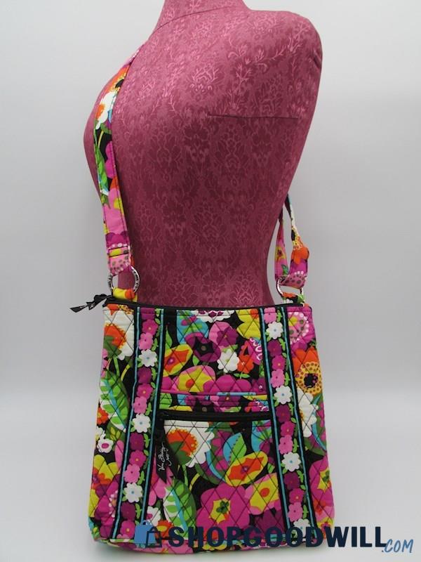 Vera Bradley Va Va Bloom Multicolor Hipster Crossbody Handbag Purse