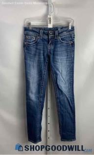 miss me Women's Dark Blue Skinny Jeans - Sz 27