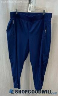 Chico's Women's Navy Cargo Polyester Pants - Sz XL