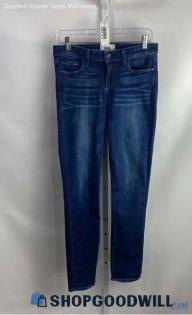 Paige Women's Dark Wash Blue Skinny Jeans - Sz 28