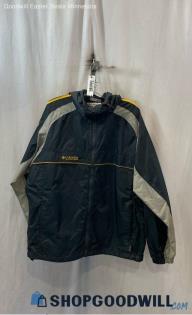 Columbia Men's Blue Windbreaker - Sz L