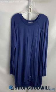 Athleta Women's Navy Lightweight Long Sleeve Sweater Dress - Sz L