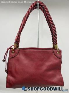 Relic by Fossil Maroon Leather Shoulder Bag Womens Handbag/Purse