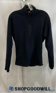 REI Women's Black 3/4 Zip Fleece Lined Lightweight Sweater - Sz S