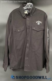 Jack Daniel's Men's Black LS Cotton shirt - Sz XL