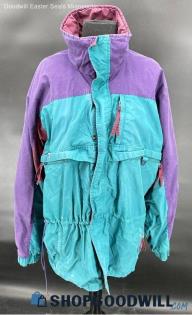 Columbia Gizzmo Men's Teal/Purple LTW Jacket - Sz L