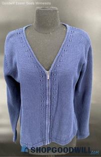 FG Field Gear Women's Navy blue cardigan sweater - Sz M