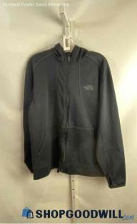 The North Face Men's Black Full Zip Fleece Lined Shine Hooded Sweatshirt - Sz XL