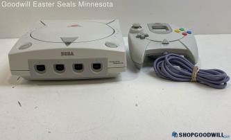 SEGA Dreamcast HKT-3020 Console w/Controller (See Description) - Tested