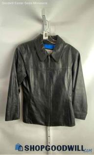 Wilsons Leather Women's Black Leather Jacket - Sz M