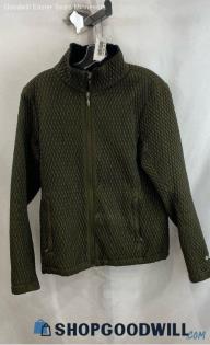 Columbia Women's Olive Green Full Zip Quilted Lightweight Jacket - Sz M