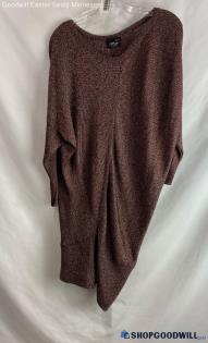 Zara Women's Brown Heathered Long Sleeve Sweater Dress - Sz M