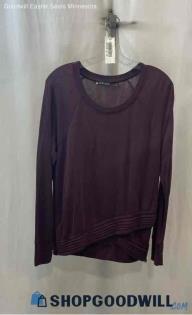 Athleta Women's Plum Purple Modal Soft Knit Sweater - Sz M