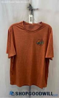 Patagonia Men's Orange Tech Shirt - Sz L