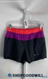 Marmot Women's Black/Purple Pull-On Active Shorts - Sz M