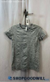 Athleta Women's Gray Compression T-Shirt - Sz M