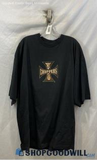 NWT West Coast Chopper Men's Black Back Graphic T-shrit - Sz 3X