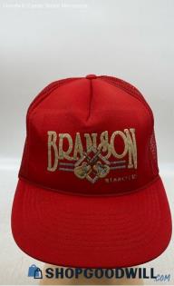 MORHS Unisex Branson Snapback Red Hat - Sz OS