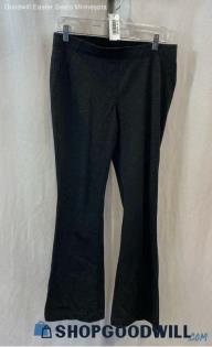 Chico's Women's Dark Gray Flared Rayon Pants - Sz S