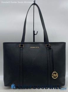 Michael Kors Sady Black Tote Womens Leather