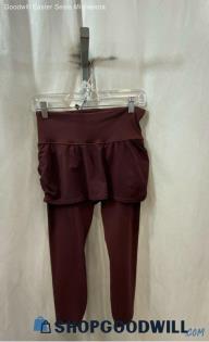 Athleta Women's Burgundy Capri Skort - Sz PS