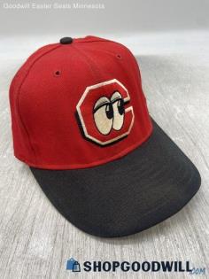 VTG Pro Line MiLB Chattanooga Lookouts Fitted Cap Red/Black Hat - Sz 7 3/8