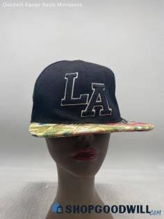 Headlines Men's LA Snapback Black/Floral Hat