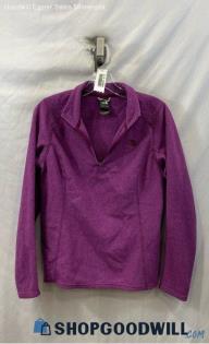 The North Face Women's Royal Purple Fleece Full Zip Sweatshirt - Sz M