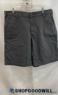 Carhartt Men's Stone Gray Relaxed Fit Cargo Bermuda Shorts - Sz 38