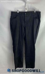 Lane Bryant Women's Dark Gray Cotton Jeans - Sz 24