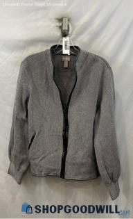 Chico's Women's Black/White Lightweight Fashion Coat - Sz L