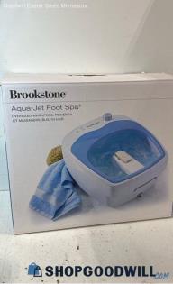 Brookstone Aqua Jet Foot Spa Oversize Whirlpool Powerful Jet Message