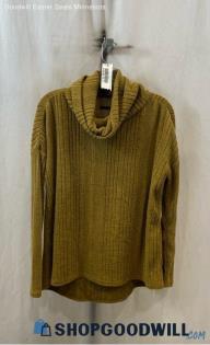 Miss Me Women's Yellow Pullover Turtle Neck Sweater - Sz S