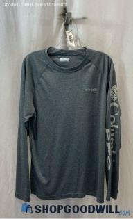 Columbia Men's Gray Long Sleeve T-Shirt - Sz M