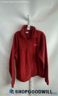 COlumbia Men's Red Full Zip Sweater - Sz XL