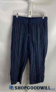 Athleta Women's Navy Stripe Pullon Pant - Sz 6